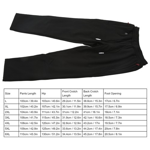 Heated pants padded - padded, loose