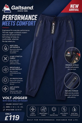 Galtsand men volt jogger - men’s,